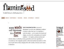 Tablet Screenshot of flamingseed.com